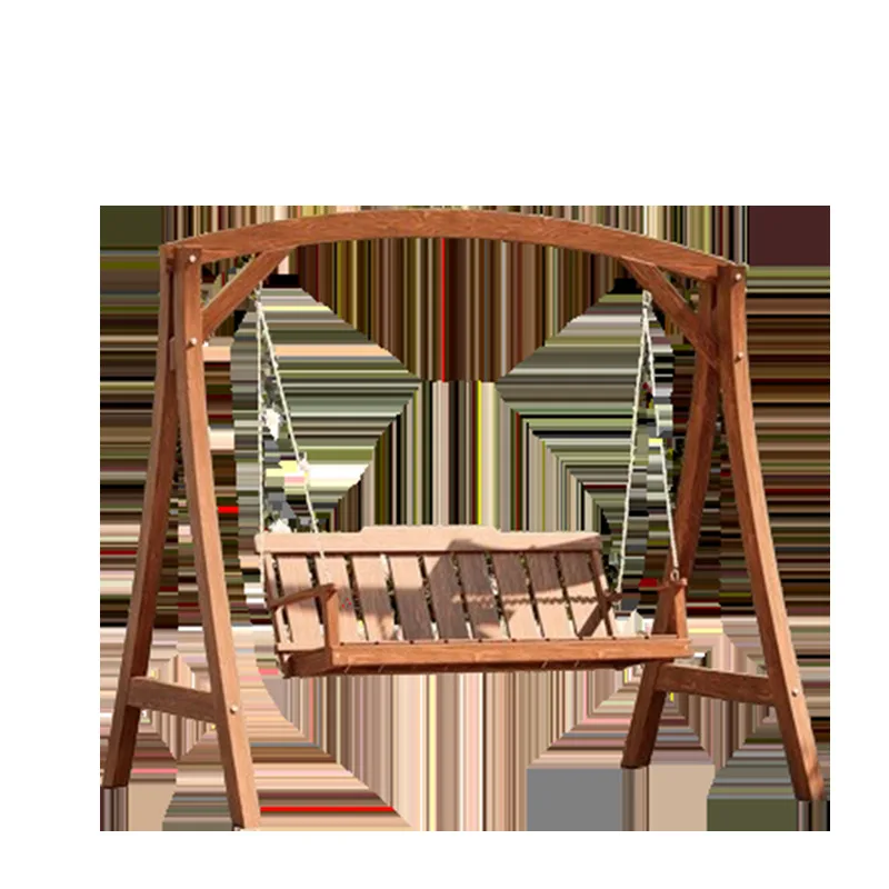 Hanging Chair Street Suspended Wooden Shaking Garden Patio Swings Hammock Retro Outdoor Furniture Columpiar LLPS