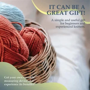 Quadratische Holzstrick -Nadelmesser Drahtlinie Spulen für Mädchenmesswerkzeuge Nähen Vorräte 6 Hauptverkäufe Croche Nadel Bambuskabel - №3