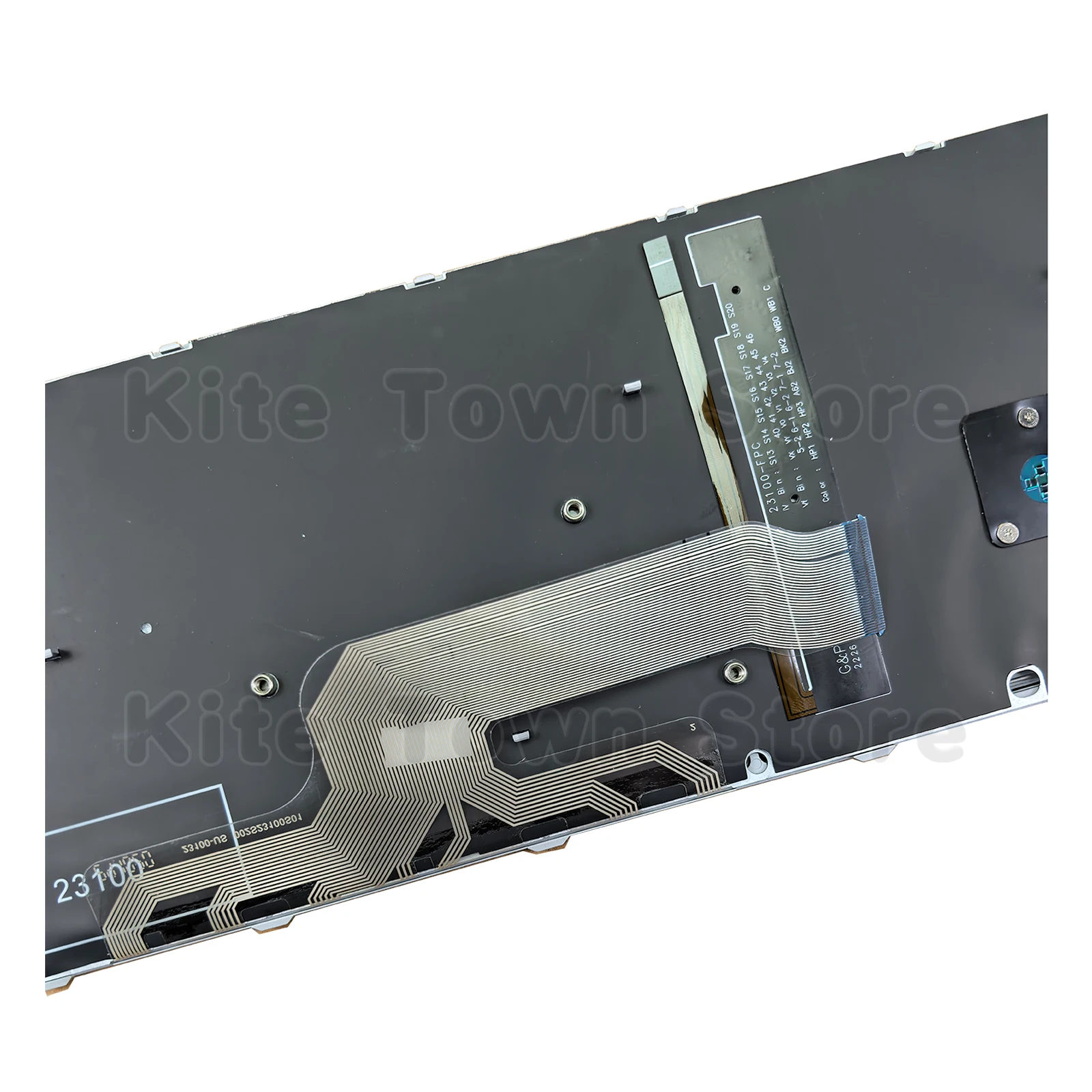 لوحة مفاتيح كمبيوتر محمول أمريكية جديدة بإضاءة خلفية لجهاز HP ZBook 15 G5 G6 17 G5 G6 إطار فضي مع نقطة التتبع