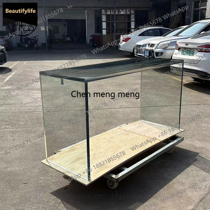 

A139 Dining table glass acrylic desk light luxury high sense home boss writing desk