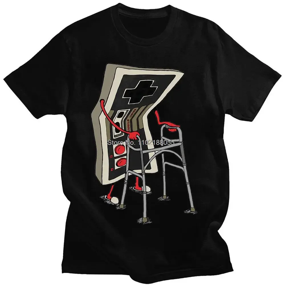 Best Selling Old School Video Game T Shirt Arcade 80s Retro Designer Graphic T-Shirts Streetwear Vintage Tees Unisex Streetwear