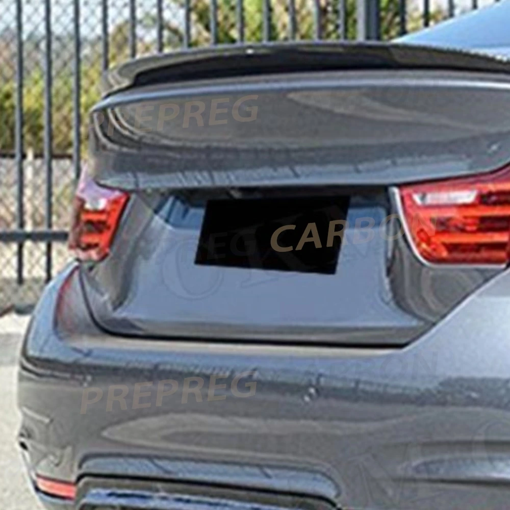 

Glossy Black Rear Spoiler Rear Boot Spoiler Wing For BMW 4 Series F32 Not Convertible F36 Sedan 2014-2019 Carbon Look