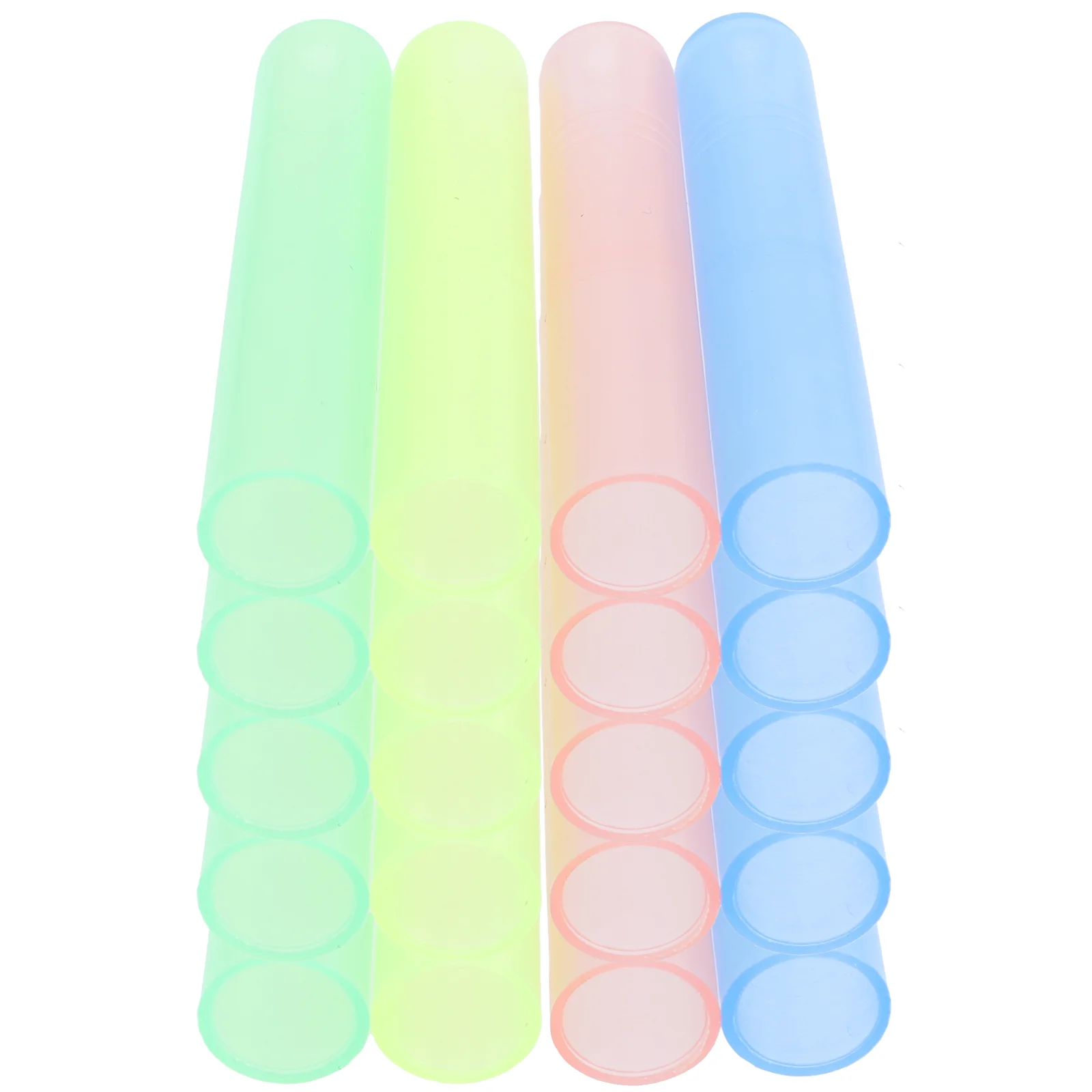 100 Pcs Pencil Cap Plastic Tip Protector Cover Caps for Student School Stationery Accessories Knight Crayon Supplies