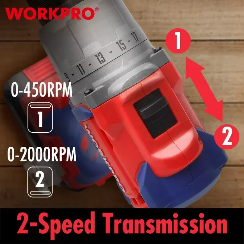 Punta KPRO-Perceuse électrique sans fil, 13mm, 1/2 pouces, sans balais, 20V, lithium