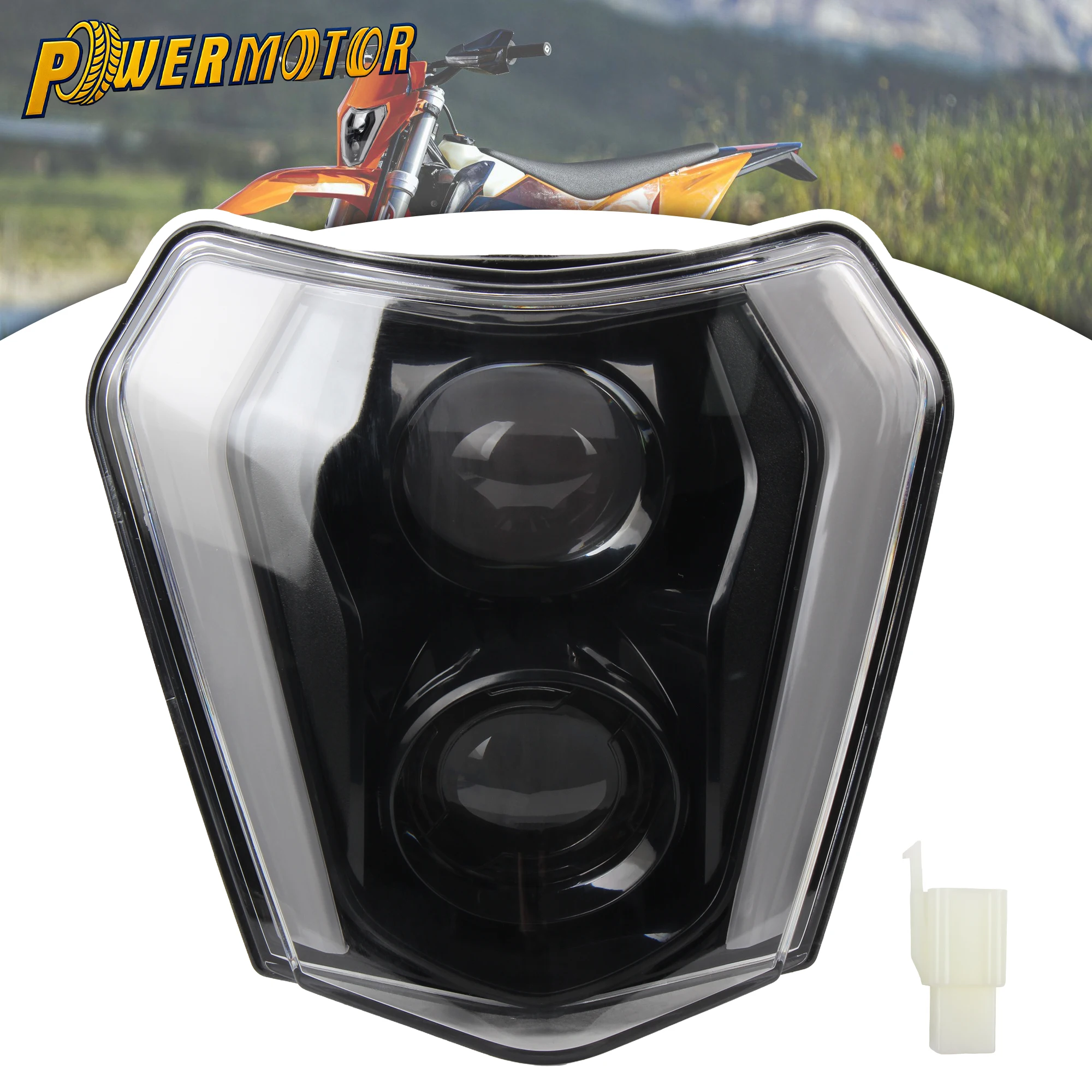 

LED Headlight Motorcycle Headlamp DRL Light For KTM EXC XCW EXCF SX SXF XC XCF XCFW 125 250 300 350 450 530 Motocross Enduro