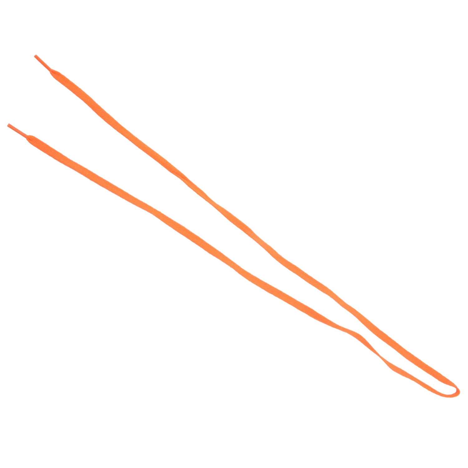 

A97TTrainers Replacement 8mm Wide Orange Flat String Shoelace Pair