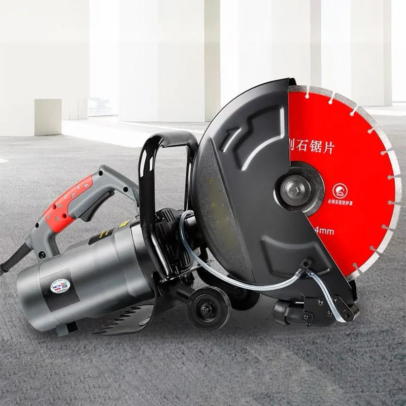 Imagem -04 - Máquina de Corte de Parede de Concreto Grande Ângulo de Moagem Eletricidade Água Slotting Machine Cortador de Pedra 8800w 18cm