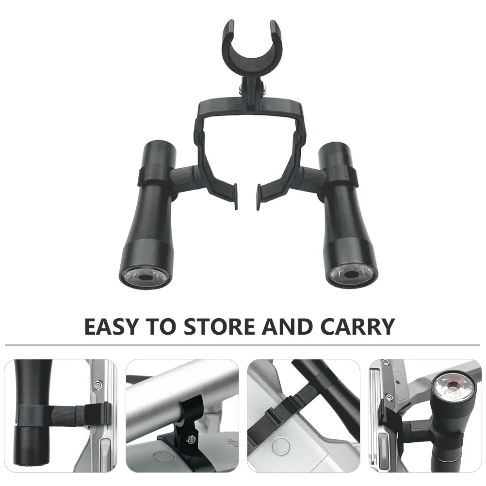 

1Set Vac Light Holder Night Light Bracket for Drones Floodlight Support 18-24Mm Dual Side Mount Aa Battery Powered Stable