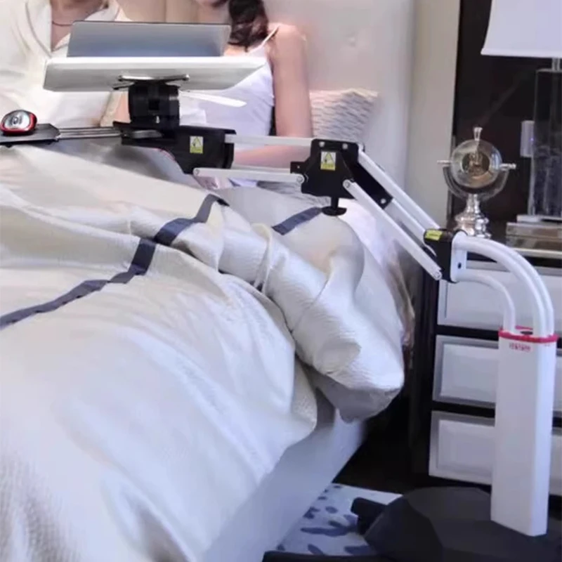 โต๊ะวางโน้ตบุ๊กแบบยืดหดได้ ปรับหมุนได้ ใช้ได้กับโซฟา เตียงนอน  สำหรับวางโน้ตบุ๊ก  ยกได้  หมุนได้  ใช้งานได้หลากหลาย