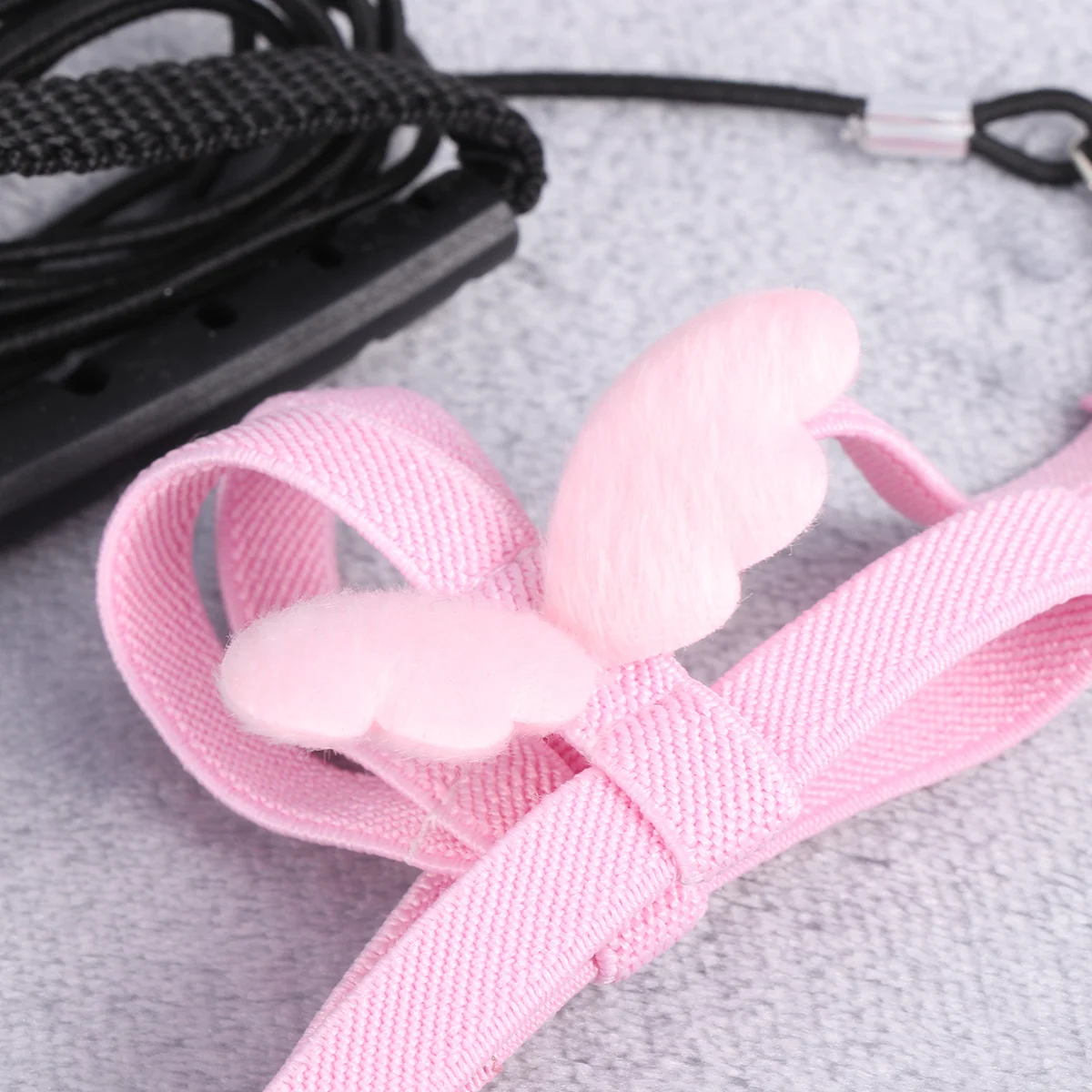 

Pink Parrot Pulling Rope Bird Wing Harness Elastic Latex Band Safe Flying Rope Pet Harness Control Parrot Supplies