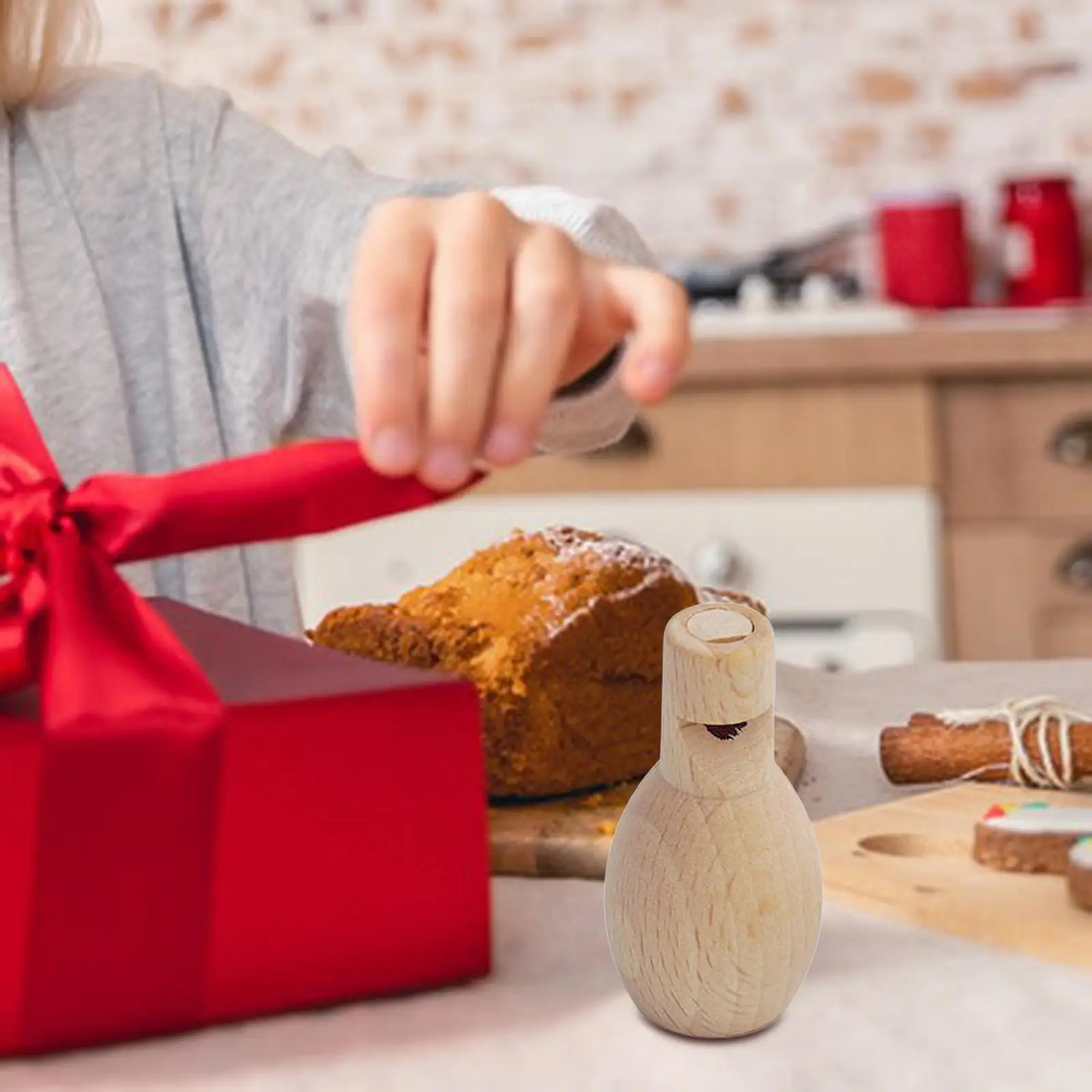 어린이용 목재 호루라기, 인지 학습 활동, 공예 소리 호루라기, 2-6 팩