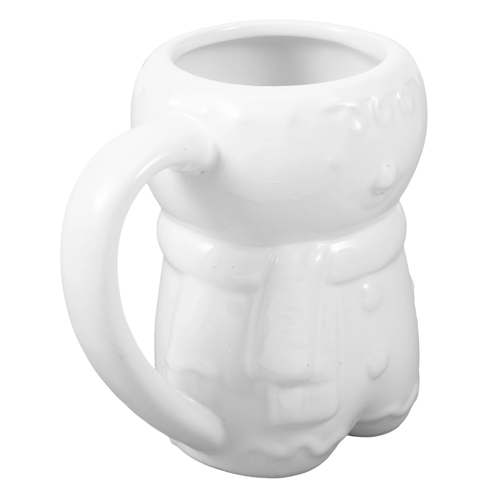 

Gingerbread Man Ceramic Coffee Mug Large Capacity Comfortable Handle Christmas Tea Cup Decorative Coffee Cup Ceramic Water Mug