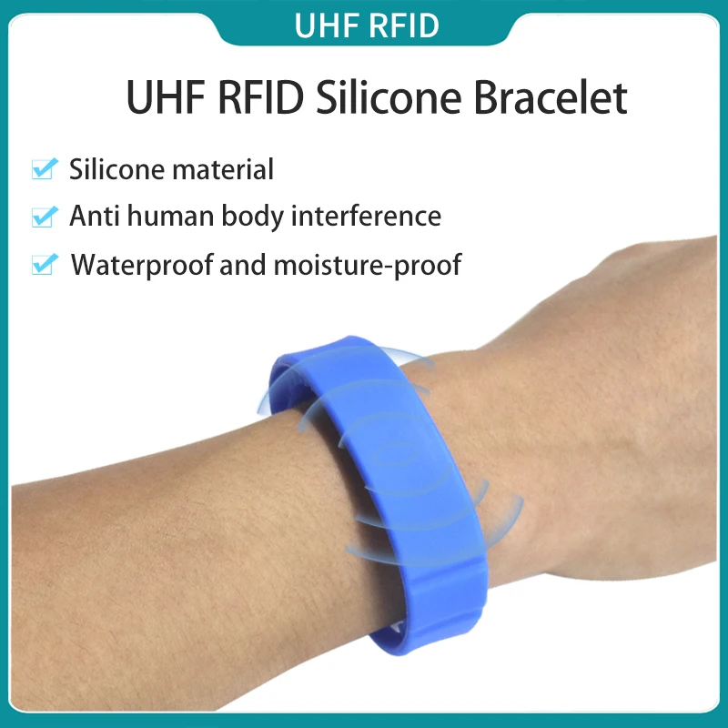 10Pcs Uhf Rfid Wris… - image