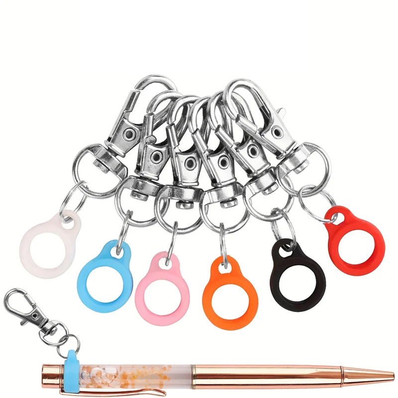 6pcs New Design Pen Clip Badge Reel Pen Clip Converter Lobster Buckle Pen Clip Pen Accessories Pen Holder Badge Pen Holder