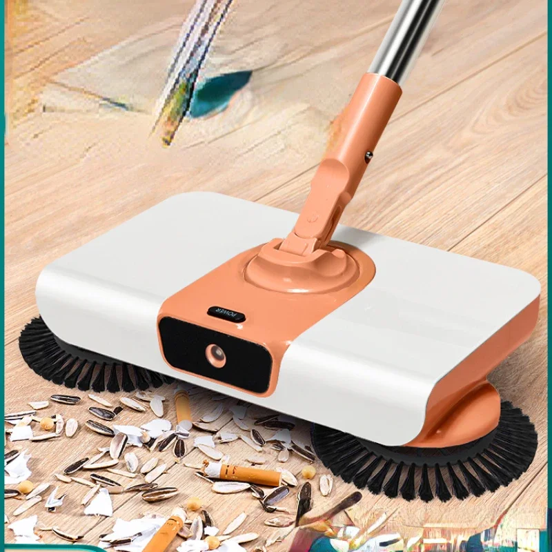 Broom set, household dustpan combination, broom sweeping machine, hand pushed sweeping and mopping integrated robot