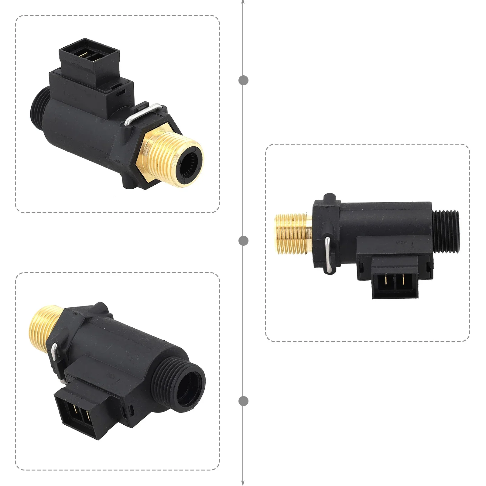 

Durable Brass Construction Water Flow Sensor Switch for Long lasting Performance in For Ariston Baxi Main Four and Beretta