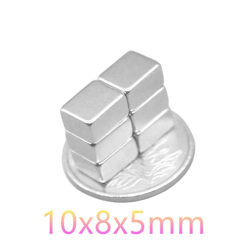 Block Neodymium Magnet Square Rare Earth Magnet 10x8x5,12x5x3,15x5x5,20x8x2mm N35 Powerful Cuboid NdFeB Strong Permanent Magnets