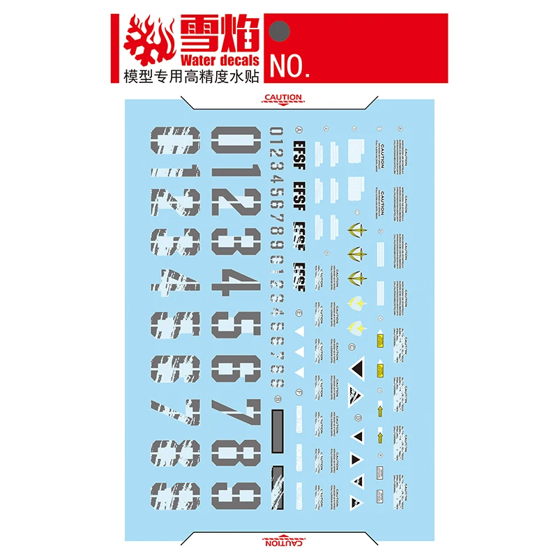 모델 데칼 워터 슬라이드 데칼 도구 1/100 MG RGM-79 [G] GM 형광 스티커 모델 장난감 액세서리