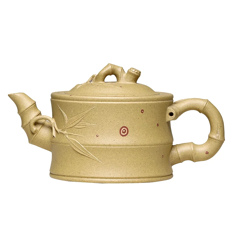 Qixi Yixing Handmade Yixing Clay Teapot Teapot Household Tea Set Wang Qiping Boutique Raw Ore Benshan Segment Mud Bamboo Section