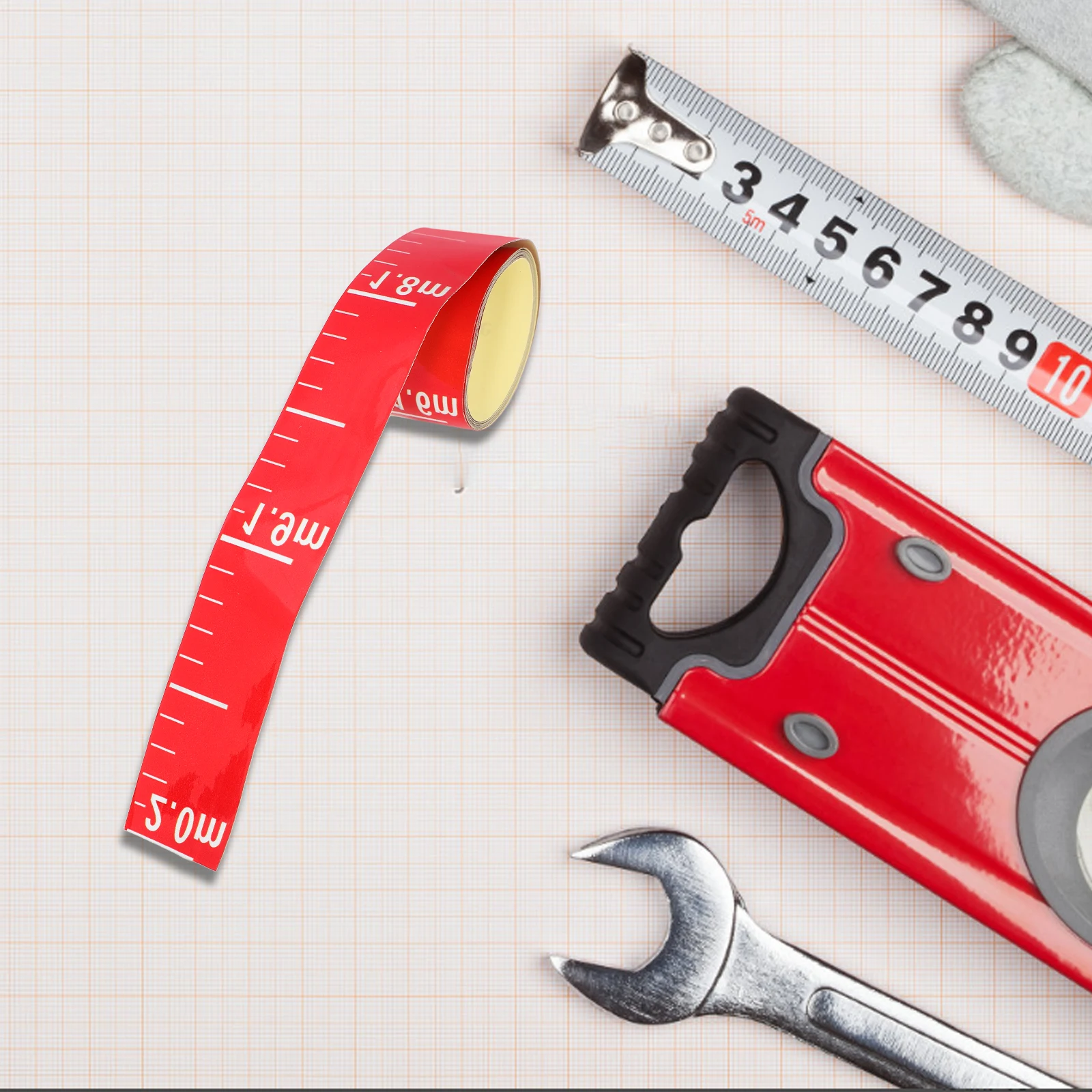 

Water Level Sticker Self-Adhesive Waterproof Scale for Pool Tank Pond Aquarium High Visibility Measurement Tool