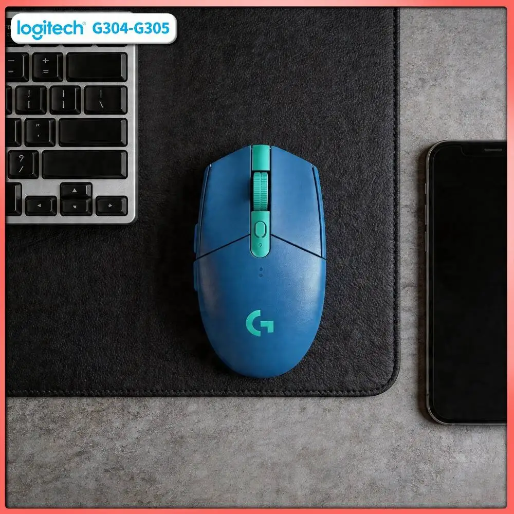 Wireless Logitech G305 Gaming Mouse, 12000 DPI HERO, 6 Programmable Buttons, 250h Battery, PC Mac Gamer Essential Tool Accessory