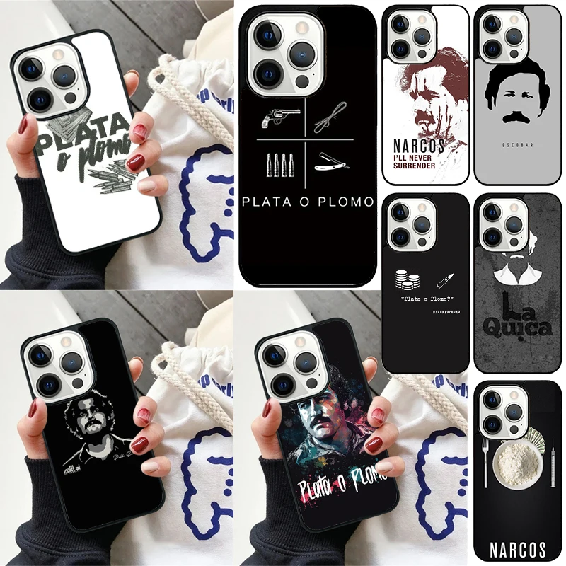 Чехол Narcos для iPhone 13 14 15 Pro Max 12 Mini 11 15 Pro Max 6 7 8 Plus X XR XS Max SE 2020