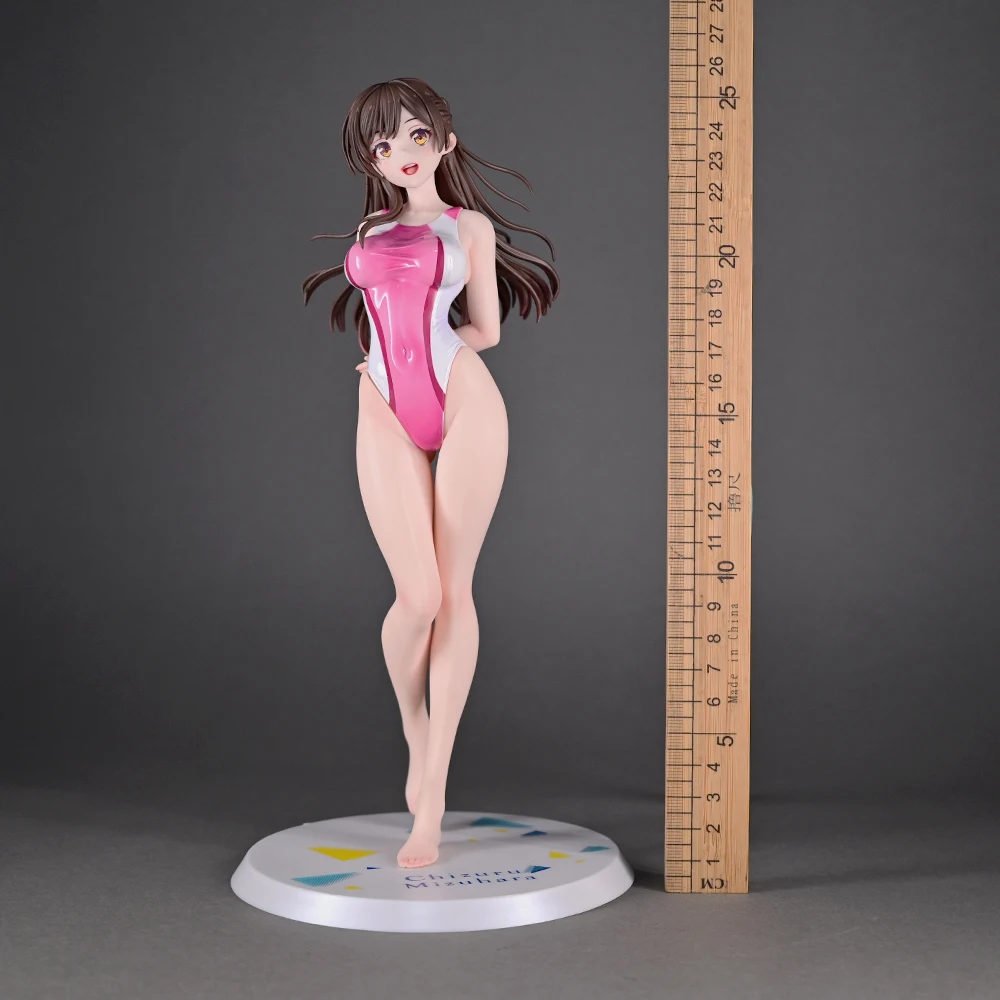 

25cm Rent A Girlfriend Chizuru Mizuhara Swimwear Anime Figure Kanojo Okarishimasu Ichinose Action Figure Sexy Model Doll Toys