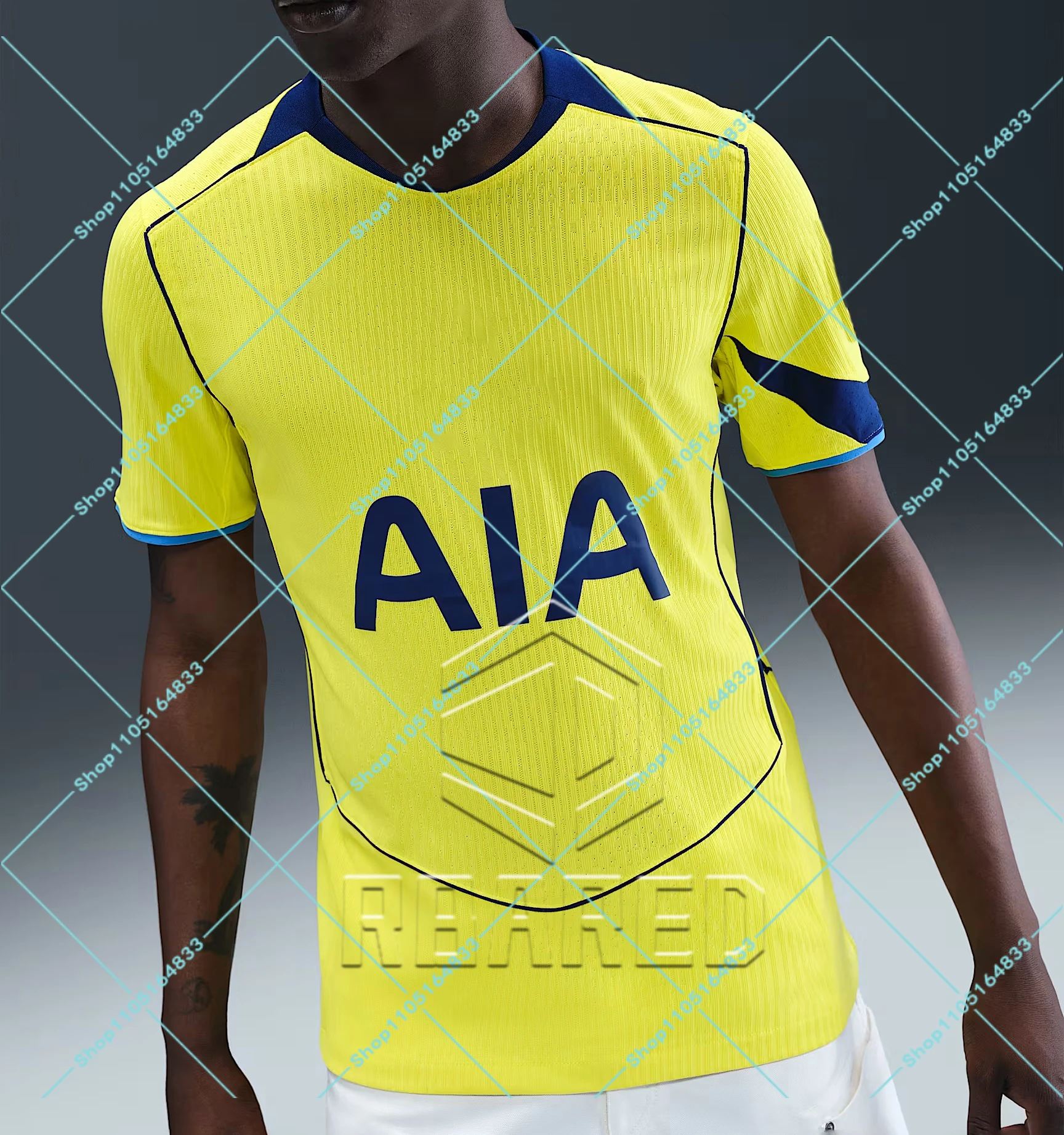 Spurs 2025-26 Camiseta de entrenamiento de fútbol de ajuste seco para hombre - Camiseta de fútbol que absorbe la humedad