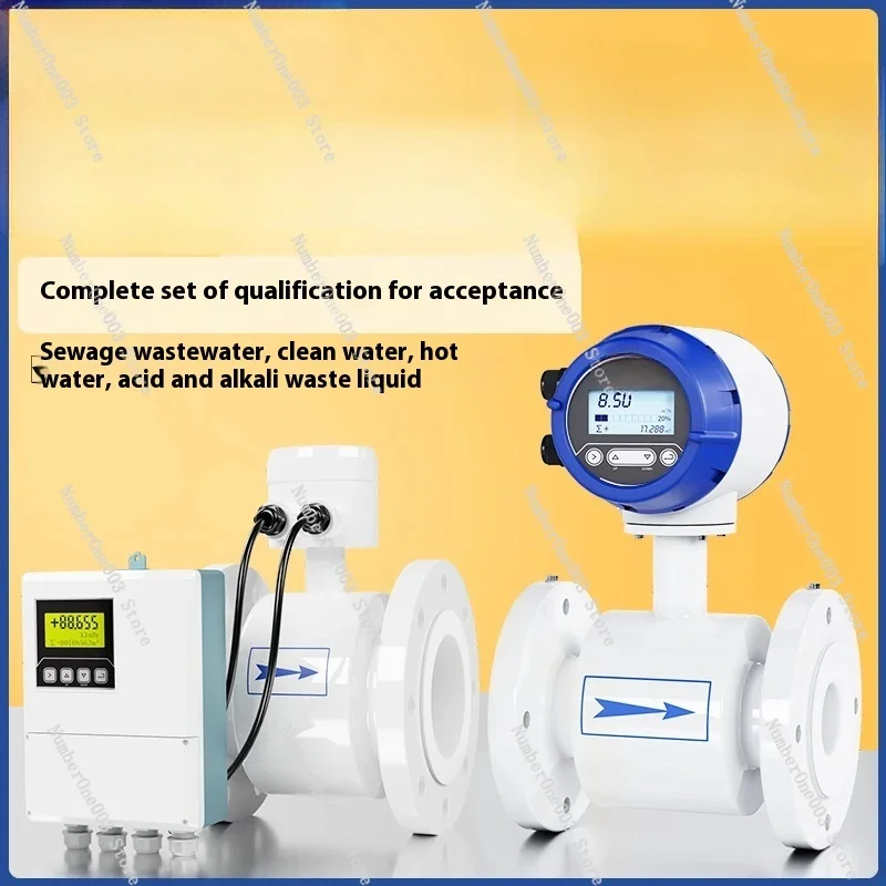 Intelligent Electromagnetic Flowmeter, Sewage Air Conditioning Water Energy Meter, Cold Heat Meter, Liquid Split DN50/100