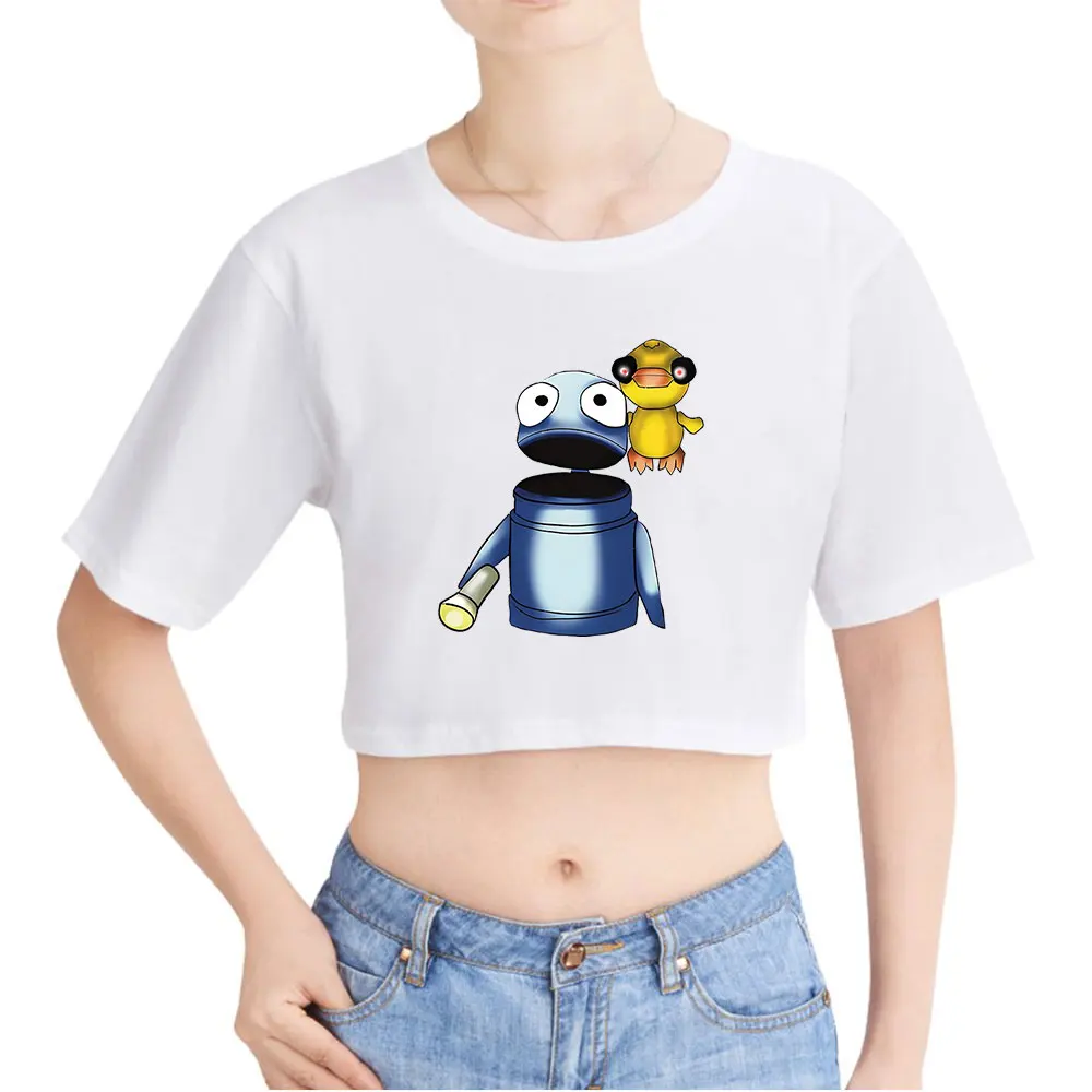 Jogo Quente Robô Rei dos Perantes R.E.P.O. Robô jogo merch topo camiseta o-pescoço oversize topos feminino tshirt impresso roupas casuais