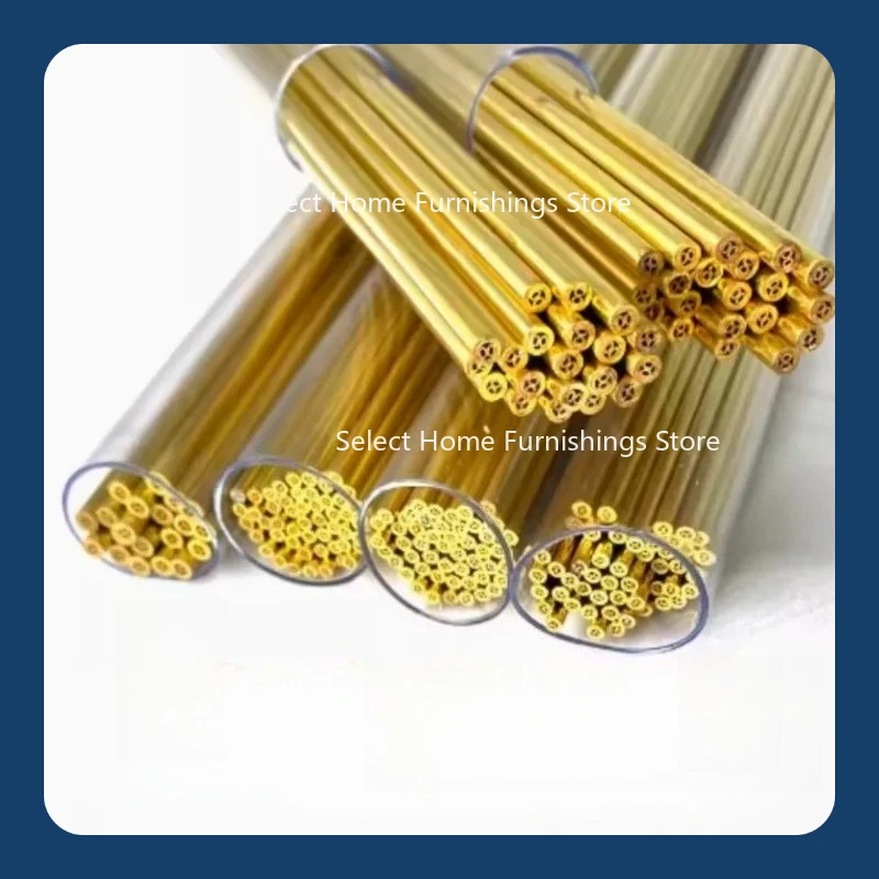 جديد متعدد حفرة النحاس النحاس أنبوب 500 مللي متر EDM آلة الحفر قطع الأسلاك الملحقات بطيئة تشغيل القطب المواد الاستهلاكية ثقب