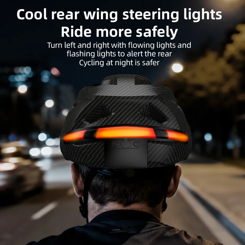 bike helmet with blinkers Lumos Nyxel MIPS Smart Light Black / MIPS + Quin / M (55-59cm) automatic brake lights Lumos Ultra Smart Bike Helmet