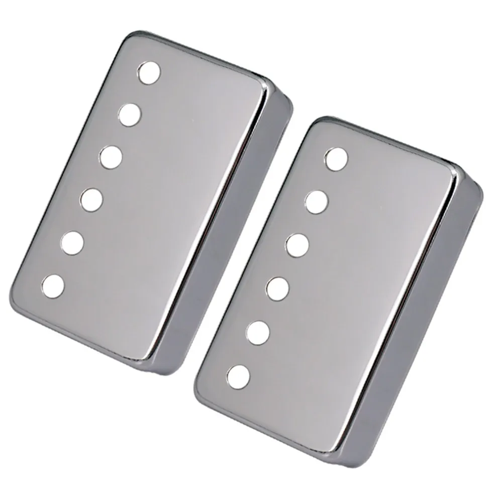 1pc 50/52mm Metal Humbucker Pickup Cover For LP Style Electric Guitar Silver Black Gold Guitar Accessories