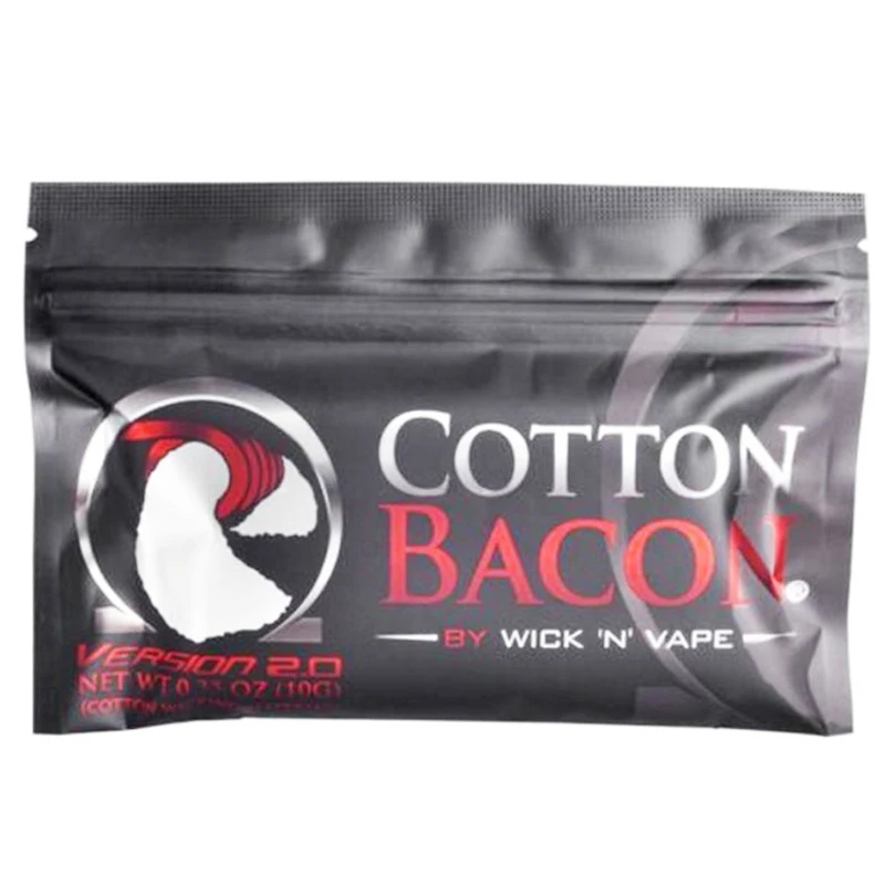 10 buah/Pak untuk Zeus X RTA Kylin BSKR Dead Rabbit profil Mesh RDA RTA 100% 2.0 katun organik Bacon Protable Prime katun