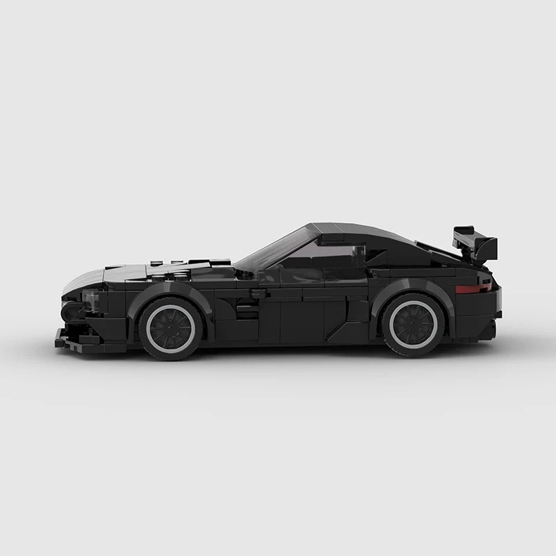 MOC GTR voiture de course ville sport blocs de construction briques enfants jouet cadeau modèle Super coureurs véhicule classique noir