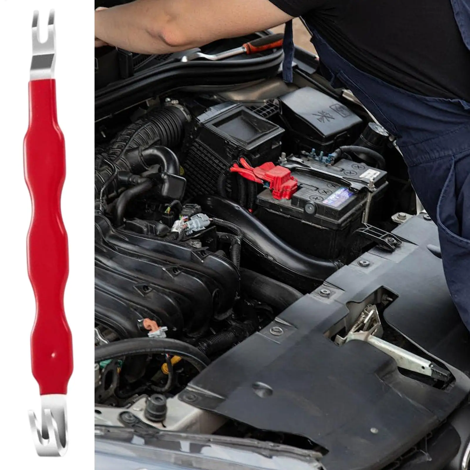 

Car Electrical Terminal Connector Separator Double Ended Electrical Connector Disconnector Power Cut-off Pry Bar For Automotive