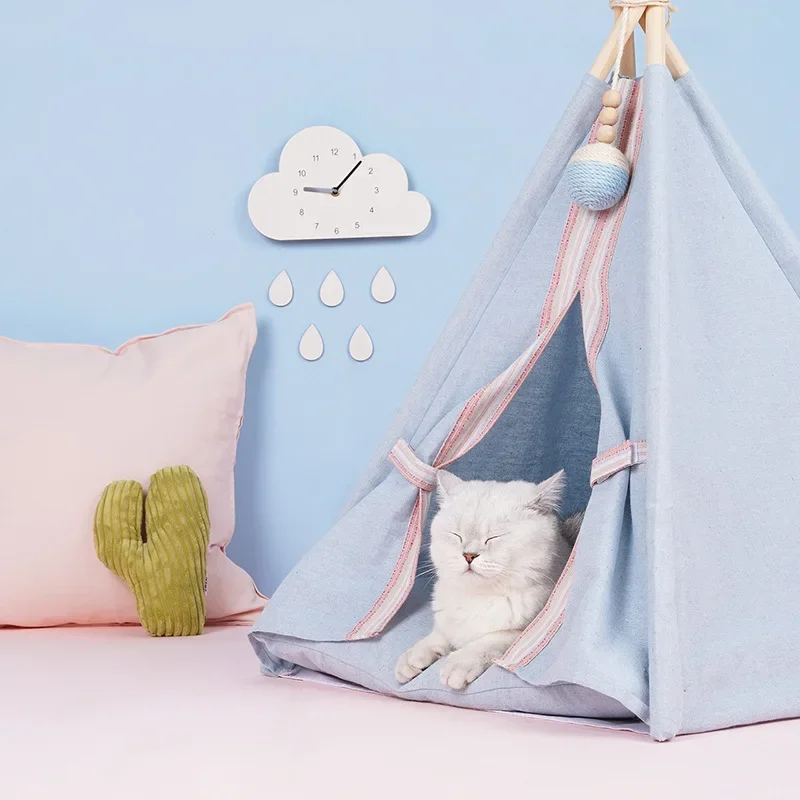 Leisure Style Tent Cat Litter Four Seasons Universal Bed Cat House Semi-enclosed Dog Nest  Pet Supplies