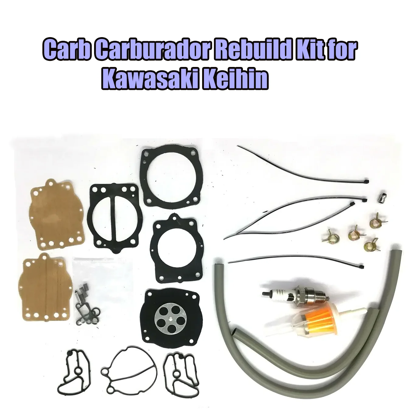 

Carb Carburador Rebuild Kit Compatible with Kawasaki Keihin 750 900 1100 STX SXI TS X2 Xi SS ZXI