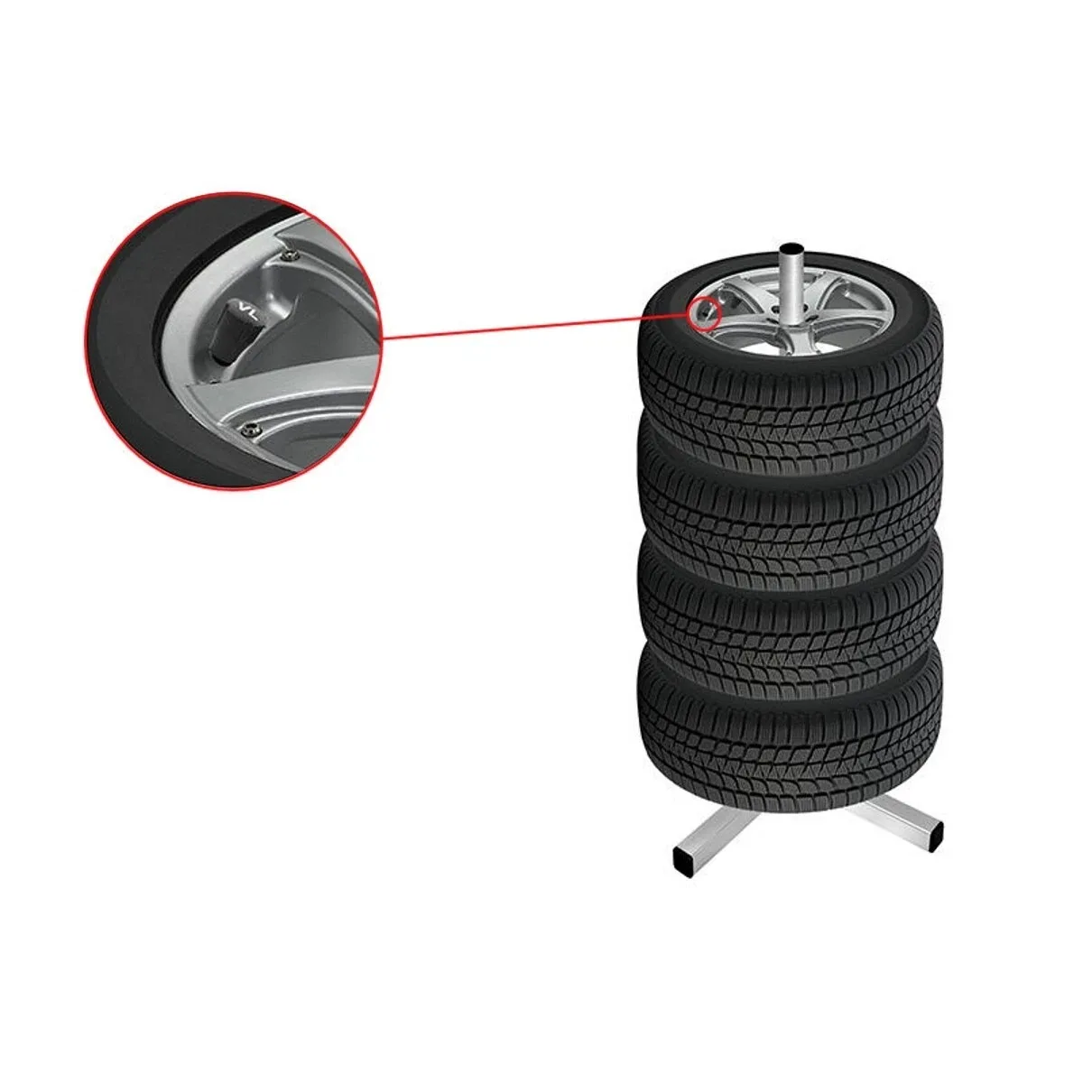 

8pc Tyre Markers Valve Caps Tyre Marking Pens Wheel Rims Valve Caps Plastic Tyre Valve Caps Presta Valve Caps