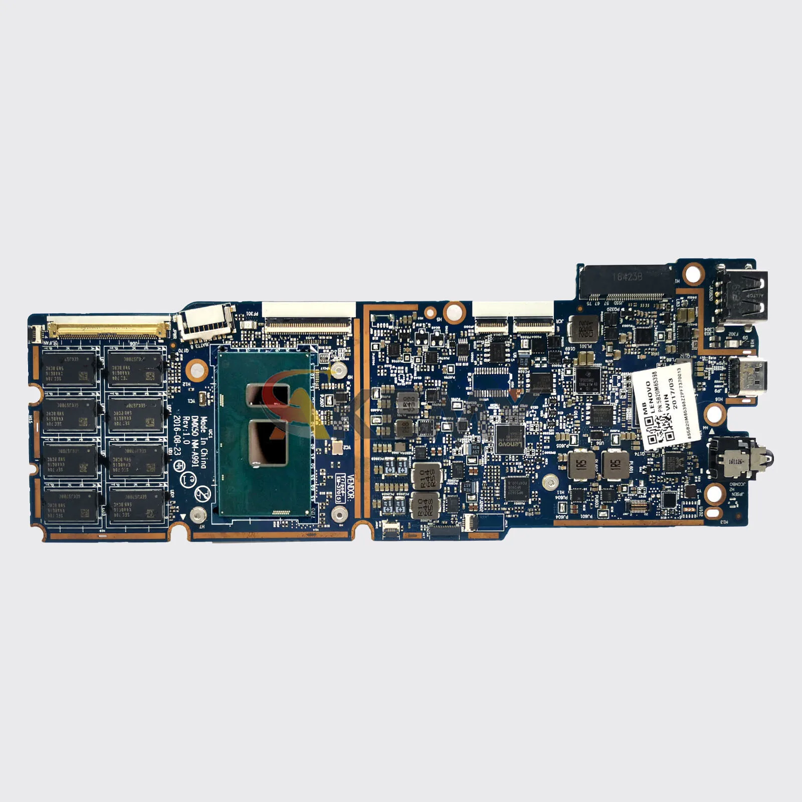 เมนบอร์ด NM-A991 สำหรับแท็บเล็ต Lenovo Ideapad Miix 720-12IKB พร้อมซีพียู i3 i5 i7 แรม 4GB 8GB 16GB ผ่านการทดสอบ 100%