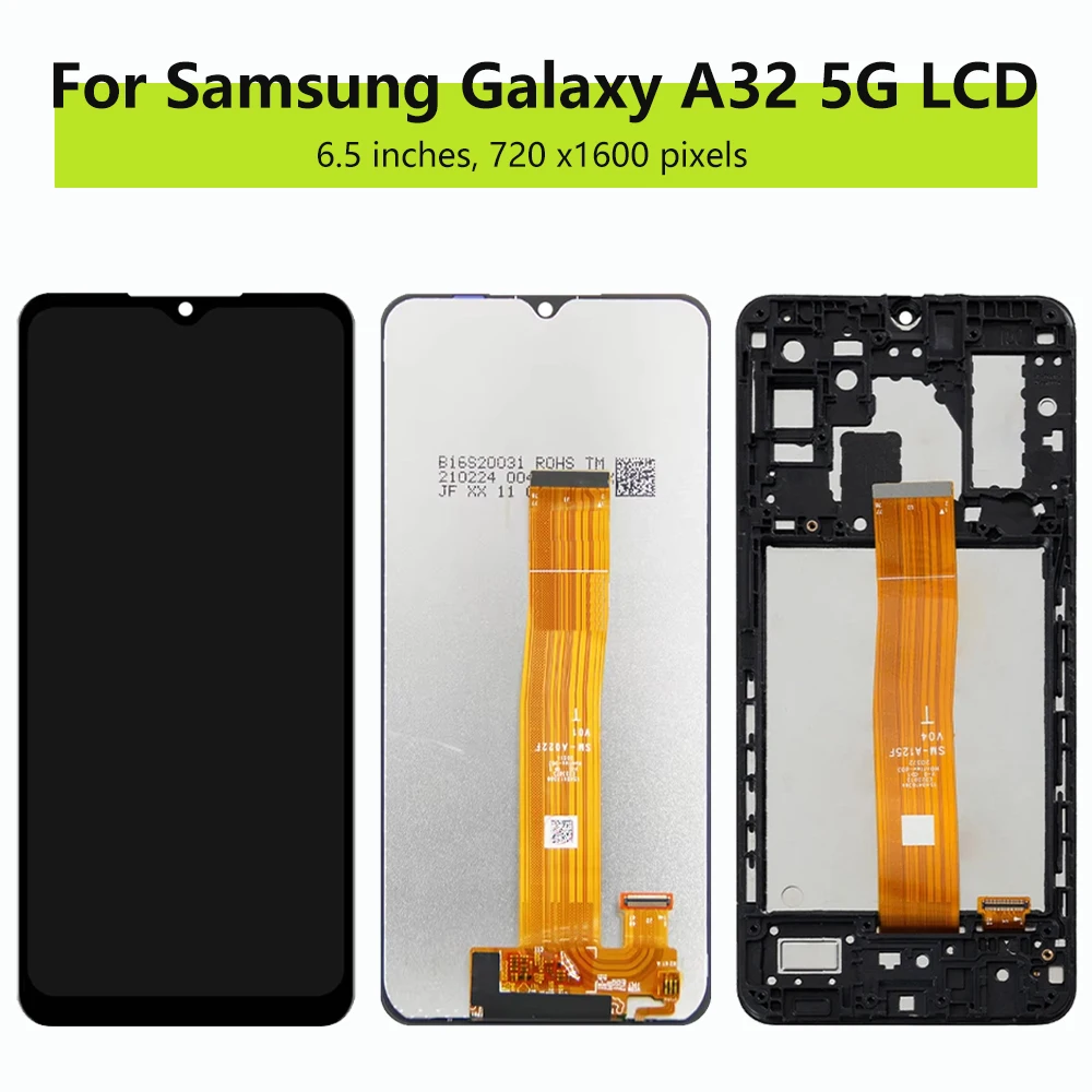 Дисплей для Samsung A32 5G A326, ЖК-дисплей с сенсорным экраном, дигитайзер в сборе для Samsung A32