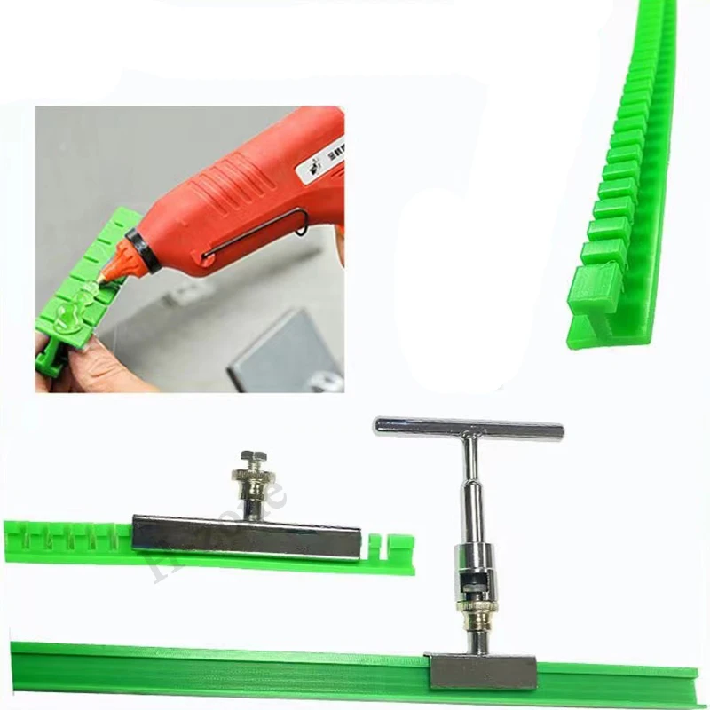 Green 50 cm Long Wedge Glue Tabs  for Big and Long Dent  Tools Car Paintless Dent Repair Tool Auto Dent Tool Kit Super Glue Tabs