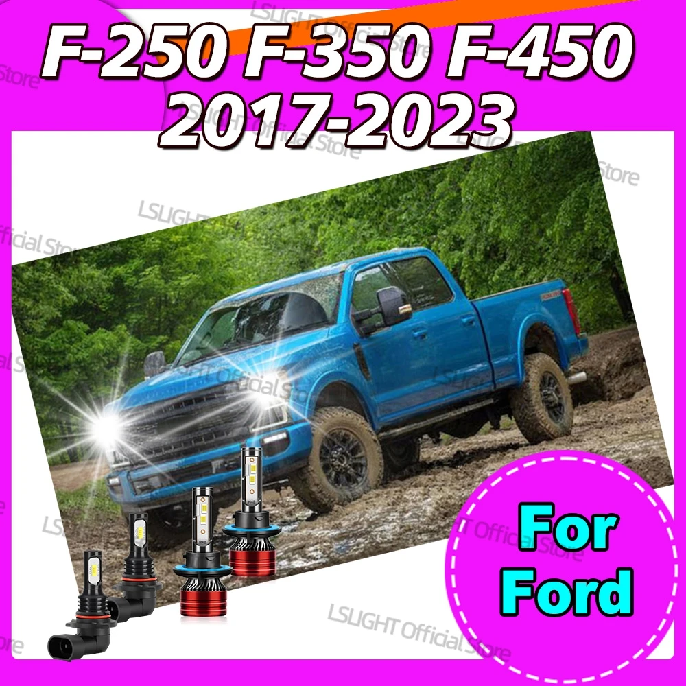 

2/4x Auto Headlight CSP 3570 Fog Lamp 6000K For Ford F-250 F-350 F-450 2017-2023 2018 2019 2020 2021 2022 Car Lights Accessories