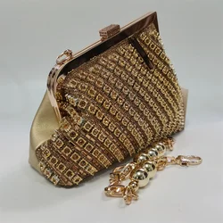 2024 Latest Irregular Diamond Women's Clutch, Women's Rhinestone Tote, Crossbody Bag Everning Bag Large Capacity F313-2