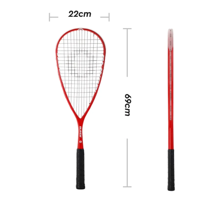 

Professional Entry-Level Carbon Squash Racquet Premium Sweat Absorbing Cushion Handle Durable Construction for Long-Lasting Use