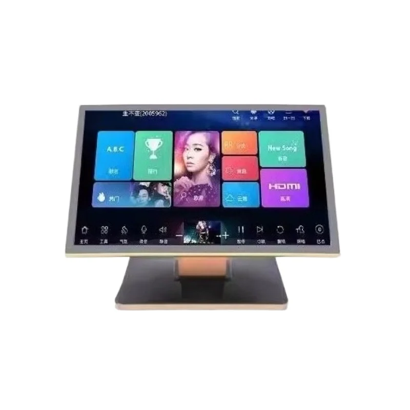 

Голосовой двойной системный музыкальный автомат для дома, КТВ, емкостный экран, универсальная машина, музыкальный автомат для караоке, аудио, английский, многоязычный