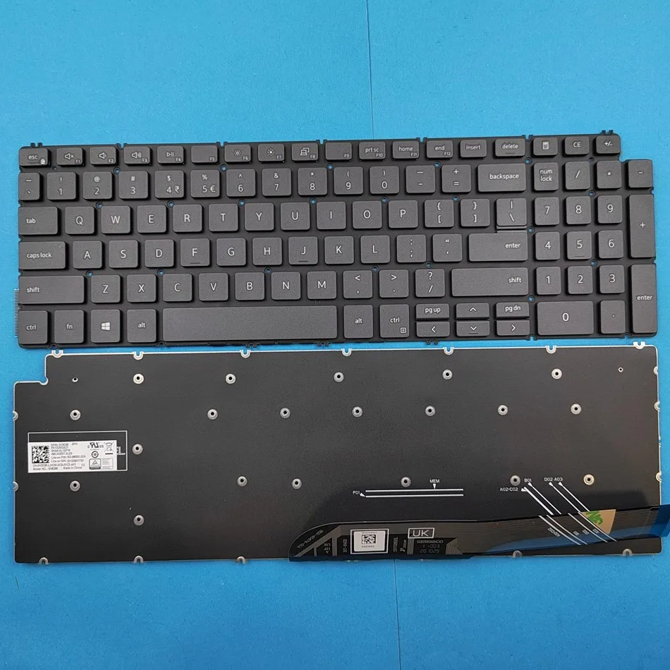 US Backlit&Nobacklit Keyboard For Dell Inspiron 15 5590 5591 5598 5593 5584 7790 7590 5594 Series Latitude 15-3510 PN 021C0H