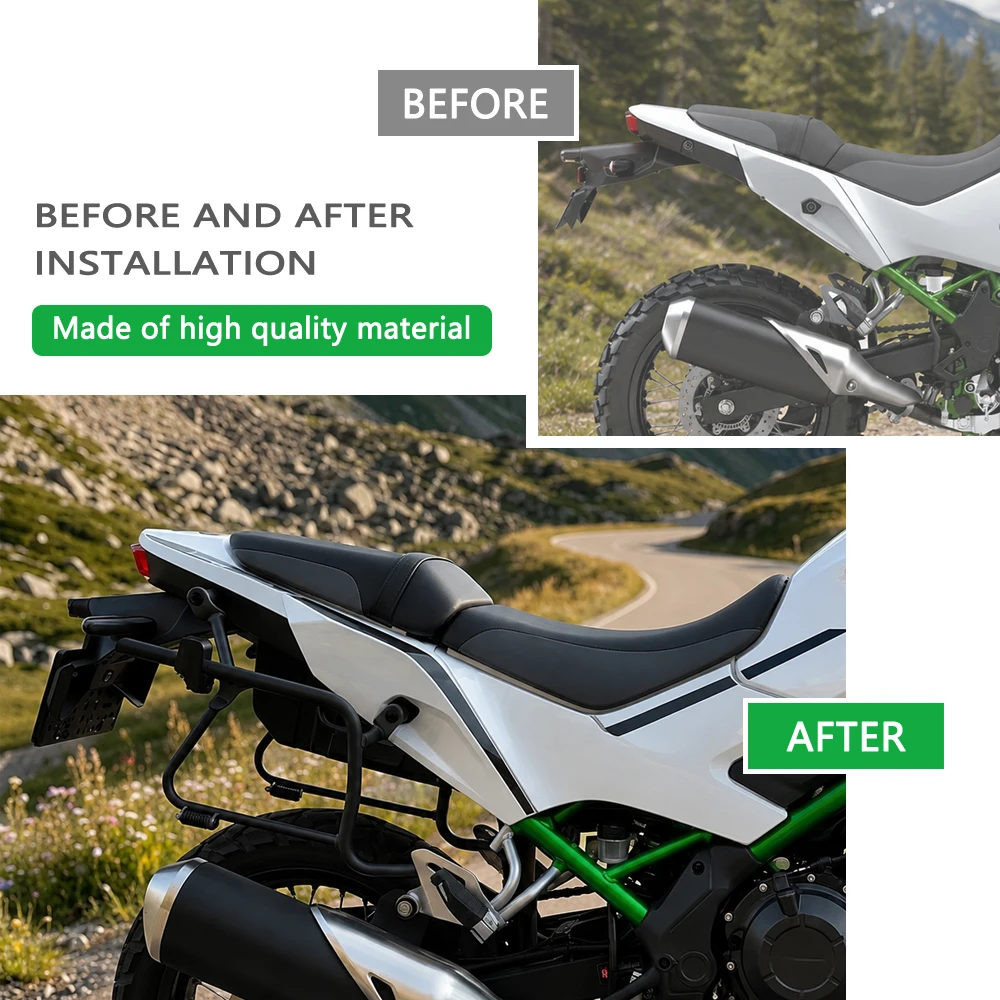 For Kawasaki KLE500 SE ABS KLE 500 2026 Pannier Deck Bed Device Motorcycles Side Cargo Rack Tail Luggage Support Accessories