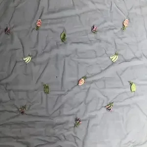 4 colors fruit Embroidery Lace Fabric fruit soft Tulle fabric For Girl Dress, baby dress, Tutu Dress, Wedding lace 1 yards