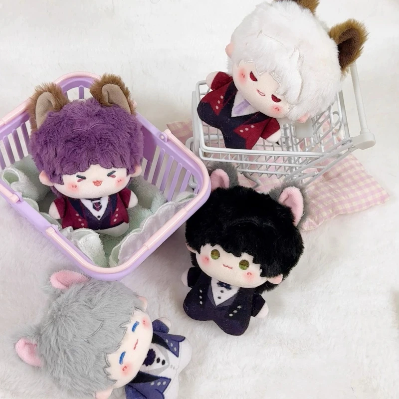 

Love and Deepspace 10cmNunu Body Cotton Dolls Cat Butler Series Original Printed Xavier Zayne Rafayel Sylus Cute Game Peripheral